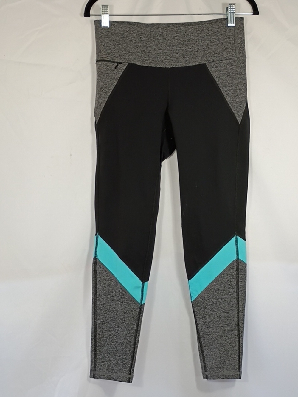 Footjoy Leggings Womens Gray Blue Active Compression Fitted Pants Size Medium